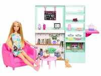 Mattel® Spielwelt Mattel HKT94 - Barbie - Café inkl. Puppe, Möbeln & Zubehör