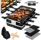 KESSER Raclette, 8 Raclettepf&auml;nnchen, 1200 W, Raclette-Grill mit...