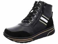 Ara Sapporo - Damen Schuhe Stiefelette Glattleder schwarz