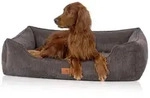 Knuffelwuff Tierbett Hundebett aus Cord Nunavut, Orthop&auml;disch braun 63 cm x 85 cm