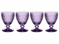 Villeroy & Boch Vorteilset 4 Stück Boston Lavender Weissweinglas lila...
