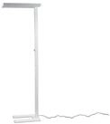 Arcchio Stehlampe Logan, LED, Metall, Wei&szlig; universalwei&szlig; IP20, 1 x 36 W LED + 1 x