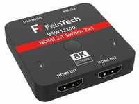 FeinTech Audio / Video Matrix-Switch VSW12100 HDMI 2.1 Switch 2 In 1 Out, 4k...