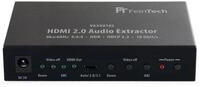 FeinTech VAX00102 HDMI Audio Extractor 4K 60Hz mit ARC Audio- & Video-Adapter HDMI zu