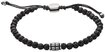 Fossil Armband Schmuck Geschenk Edelstahl Textil VINTAGE CASUAL, mit Lavastein