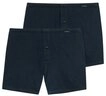Schiesser Boxershorts Unterw&auml;sche Multipack Jersey dunkelblau Herren - 2 St&uuml;ck