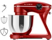 KLAMER K&uuml;chenmaschine 1800W, 6L Edelstahl-Sch&uuml;ssel, Knetmaschine mit 10