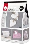 Rayher Modelliermasse Kreativgie&szlig;masse Raysin 100, wei&szlig;