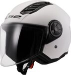 LS2 Motorradhelm OF616 Airflow II Solid Jethelm, vorbereitet f&uuml;r