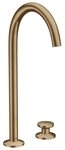 hansgrohe Waschtischarmatur Axor One 2-Loch Waschtischmischer Select 260 mit