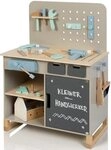 MUSTERKIND&reg; Spielwerkbank Fagus, warmgrau/natur