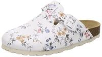 AFS-Schuhe 290006 Clogs Pantolette f&uuml;r Damen aus Leder mit Fu&szlig;bett, Hausschuhe Made