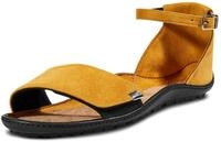 Barfu&szlig;schuh LEGUANO "JARA", Damen, Gr. 37, gelb (senfgelb), Lederimitat, Textil,