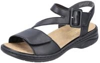 Rieker Sandale, Sommerschuh, Sandalette, Klettschuh, mit Klettverschluss