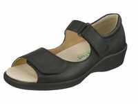 Natural Feet Tunis Sandale mit stoßdämpfender PU-Laufsohle, schwarz
