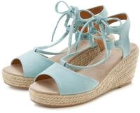 LASCANA Sommerschuh, offener Schuh, Sandale, Sandalette, Keilsandalette mit