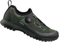 Shimano SHIMANO Fahrradschuhe ET701 MTB Flatpedal Gr&ouml;&szlig;e 46, Gr&uuml;n Fahrradschuh