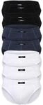 Slip S.OLIVER "Slip 7er Pack", Herren, Gr. S, bunt (schwarz, blau, wei&szlig;),