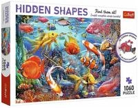 Trefl Puzzle Puzzle Hidden Shapes: Unterwasserleben 1060 Teile, Puzzleteile