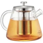 SILBERTHAL Teekanne Glas mit Siebeinsatz, 1.5 l, Hitzebest&auml;ndiges Glas geeignet f&uuml;r