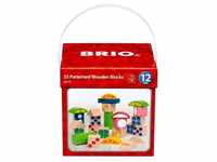 BRIO® Steckspielzeug Brio Kleinkindwelt Holz Bausteine Baustein-Box 25 Teile...