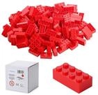 Katara 120 Steckbausteine 4x2 Noppen, Spielzeug Konstruktionsspielsteine, (Packung),
