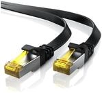 Primewire LAN-Kabel, CAT.7, RJ-45 (Ethernet) (100 cm), CAT 7 Flachband Gigabit