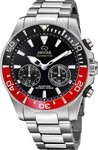 JAGUAR Multifunktionsuhr Jaguar Herrenuhr Edelstahl silber Jaguar,