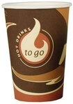 PAPSTAR Einwegbecher Trinkbecher, Pappe To Go 0,3 l &Oslash; 8 cm, 11,6 cm Barista...