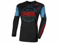 O’NEAL Motocross-Shirt, blau|schwarz