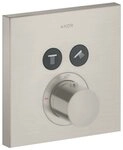 hansgrohe Unterputzarmatur Axor ShowerSelect Thermostat eckig f&uuml;r 2 Verbraucher