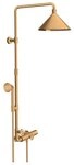 hansgrohe Brausegarnitur Axor Showers Showerpipe, 240 2jet mit Thermostat und
