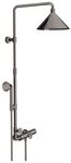 hansgrohe Brausegarnitur Axor Showers Showerpipe, 240 2jet mit Thermostat und