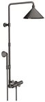 hansgrohe Brausegarnitur Axor Showers Showerpipe, 240 2jet mit Thermostat und