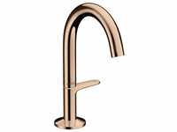 Axor One Waschtischmischer Select 140 Push-Open polished red gold (48010300)