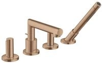 hansgrohe Wannenarmatur Axor Uno 4-Loch Wannenrandarmatur mit Zerogriff