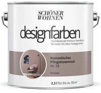 SCH&Ouml;NER WOHNEN FARBE Wandfarbe Sch&ouml;ner Wohen Designfarben 2,5 Ltr. Romantisches