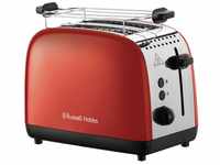 RUSSELL HOBBS Toaster RUSSELL HOBBS Toaster Colours Rot 26554-56, für 2...