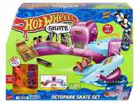 Hot Wheels Skate Octopark Playset With Exclusive Fingerboard And Skate Shoes