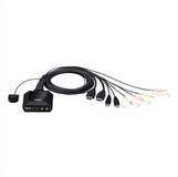 Aten CS22H 2-Port USB 4K HDMI KVM Switch Computer-Adapter