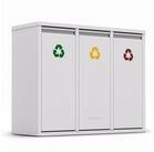 Klarstein M&uuml;lleimer Ordnungsh&uuml;ter 3, M&uuml;lleimer&nbsp;3 Fach Treteimer Trash Bin Schwarz