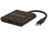Conceptronic USB-Verteiler CONCEPTRONIC DONN01B USB-C zu -HDMI-Adapter, schwarz