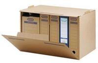 ELBA Archivcontainer ELBA Archivbox tric System 100421093 f&uuml;r DIN A4 naturbraun