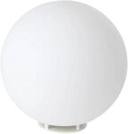 EGLO Kugelleuchte Monterolo Garten Kugel, Au&szlig;enleuchte, Kunststoff, E27, IP65,