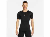 Nike Trainingsshirt PRO DRI-FIT MEN'S TIGHT SHORT-SLEEVE TOP, schwarz