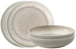 Geschirr-Set "Perlemor Tafelset", beige, 4, Porzellan, LIKE. BY VILLEROY & BOCH,