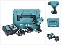 Makita Hei&szlig;luftgebl&auml;se DHG 180 RMJ Akku Hei&szlig;luftgebl&auml;se 18 V 550 &deg;C + 2x Akku