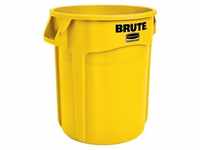 Rubbermaid Mülltrennsystem Rubbermaid Belüfteter BRUTE®-Behälter, 76 l, gelb