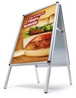 Showdown Displays Standregal Standard - DIN A2 Rondo - Metalr&uuml;ckwand -...