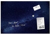 Sigel Magnettafel Glas-Magnettafel Artverum - Design Galaxy - 60 x 40 cm GL283, Quer-